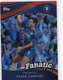 2024-25 Topps Chelsea Fan Set Fanatic Fans Orange #FF3 Frank Lampard SN25 