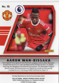 2021-22 Panini Mosaic Premier League Will to Win #15 Aaron Wan-Bissaka