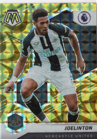 2021-22 Panini Mosaic Premier League Mosaic Reactive Gold #187 Joelinton