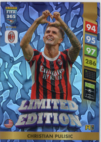 2025 Panini Adrenalyn XL FIFA 365 Upgrade Limited Edition #NNO Christian Pulisic