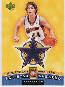2004-05 Upper Deck All Star Weekend Authentics #ASWMD Mike Dunleavy MEM