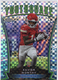 2024 Topps Chrome Youthquake X Fractor #Y18 Xavier Worthy