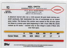 2024 Topps Chrome Negative Refractor #93 Neil Smith