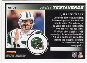 2024 Panini Zenith Two Minute Drill #78 Vinny Testaverde