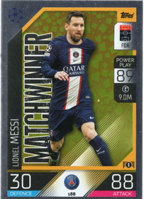 2022-23 Topps Match Attax UEFA Club Competitions #188 Lionel Messi MW