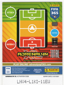 2021 Panini Adrenalyn XL FIFA 365 #5 Alisson / Mbappe / Sergio Ramos / De Bruyne INV