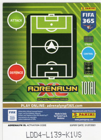 2021 Panini Adrenalyn XL FIFA 365 #261 Jadon Sancho / Marco Reus / Erling Haaland PT