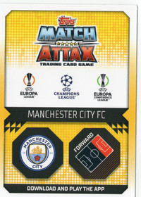 2022-23 Topps Match Attax UEFA Club Competitions Crystal #27 Erling Haaland