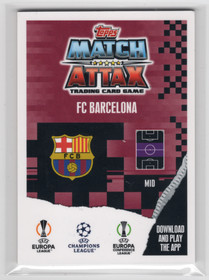 2023-24 Topps Match Attax UEFA Club Competitions UCL Centurion Memento Relic #CRXA Xavi MEM