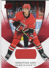 2020-21 Upper Deck Trilogy Red Foil #7 Sebastian Aho MEM
