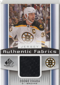2013-14 SP Game Used Authentic Fabrics #AFZC Zdeno Chara MEM
