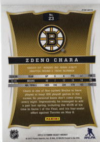 2013-14 Panini Select Prizms #23 Zdeno Chara
