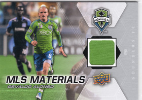 2012 Upper Deck MLS MLS Materials #MOA Osvaldo Alonso MEM