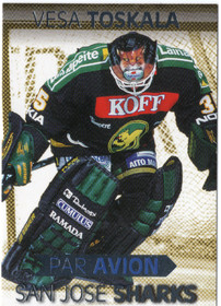 1999-00 Cardset Par Avion #10 Vesa Toskala
