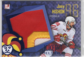2016-17 Sereal Jokerit Jersey #JOKJER030 Joey Hishon MEM, SN70