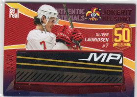2017-18 Sereal Jokerit Stick #JOKSTI004 Oliver Lauridsen MEM, SN50