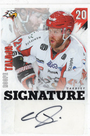 2020-21 Cardset Signature #NNO Roope Talaja AU, SN125