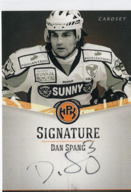 2012-13 Cardset Signature #NNO Dan Spang AU, SN125