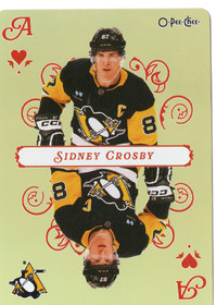 2025-26 O-Pee-Chee Playing Cards #AHEARTS Sidney Crosby