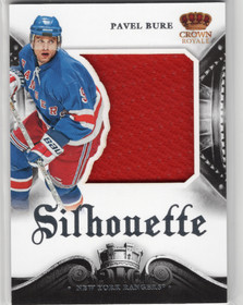 2013-14 Panini Crown Royale Silhouette Materials #SPB Pavel Bure MEM