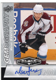 2010-11 Upper Deck Black Diamond Gemography #GMS Marek Svatos AU