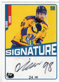2023-24 Cardset Signature #NNO Oliver Larsen AU, SN100