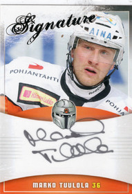 2010-11 Cardset Signature #NNO Marko Tuulola AU, SN125