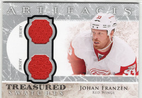 2012-13 Upper Deck Artifacts Treasured Swatches Jerseys Blue #TSJF Johan Franzen