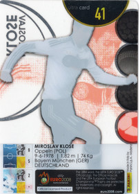 2008 Panini UEFA Euro #41 Miroslav Klose