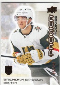 2024-25 Upper Deck Premier #128 Brendan Brisson RC, /399