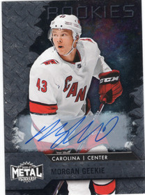 2020-21 SkyBox Metal Universe Auto Silver #109 Morgan Geekie /399