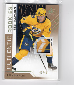 2018-19 SP Game Used Gold Spectrum Premium Material #165 /49