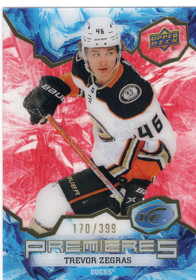 2021-22 Upper Deck Ice Red #247 Trevor Zegras /399