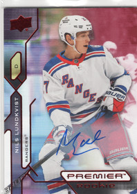 2021-22 Upper Deck Premier Autographs #120 Nils Lundkvist