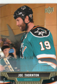 2013-14 Upper Deck UD Exclusives #190 Joe Thornton /100