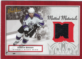 2005-06 Upper Deck Bee Hive Matted Materials #MMDB Dustin Brown