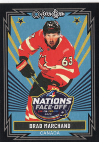 2025-26 O-Pee-Chee Retro Black Border #539 Brad Marchand /100