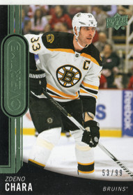 2014-15 Upper Deck Overtime Green #77 Zdeno Chara /99