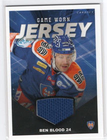 2019-20 Cardset Game Worn Jersey #NNO Ben Blood /128