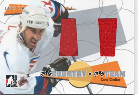 2006-07 In The Game Used International Ice My Country My Team #MC01 Chris Chelios PR60