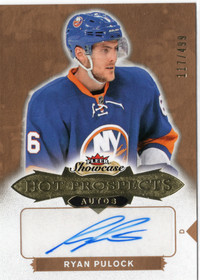 2016-17 Fleer Showcase #143 Ryan Pulock RC, /499