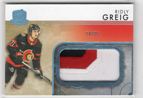 2023-24 Upper Deck The Cup Rookie Rink Gallery Patch #RGRGV1 Ridly Greig /35