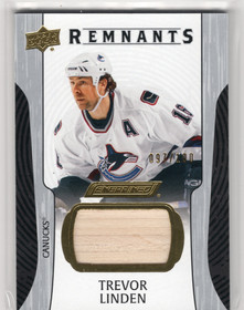 2024-25 Upper Deck Engrained Icons Remnants #RTL Trevor Linden /100