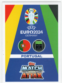 2024 Topps Match Attax UEFA EURO Golden Goalscorer Green Emerald Holograph #GG9 Cristiano Ronaldo