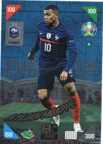2021 Panini Adrenalyn XL UEFA Euro 2020 Kick Off #4 Kylian Mbappe