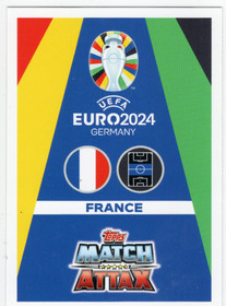 2024 Topps Match Attax UEFA EURO Legend Signature Style #LSS8 Zinedine Zidane
