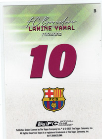 2025-26 Topps FC Barcelona Team Set #26 Lamine Yamal