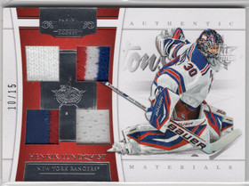 2011-12 Panini Dominion All Star Skills Complete Sweaters #13 Henrik Lundqvist /15