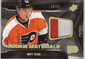 2011-12 SPx Rookie Materials Patches #RMMR Matt Read /25