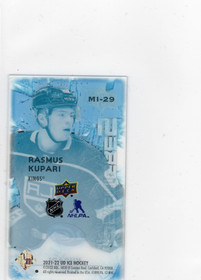 2021-22 Upper Deck Ice Ice Premieres Mini #MI29 Rasmus Kupari